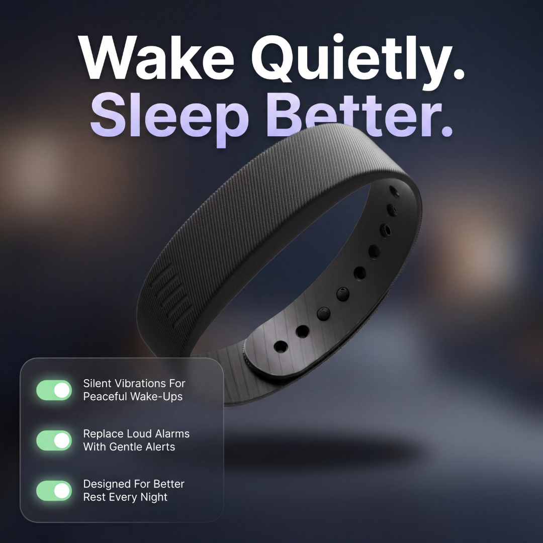 Silent Wake-Up Wrist Alarm