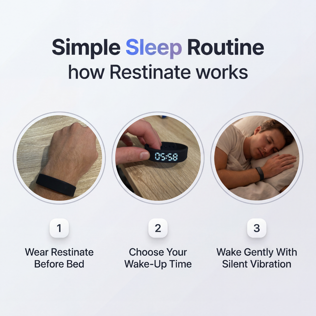 Silent Wake-Up Wrist Alarm