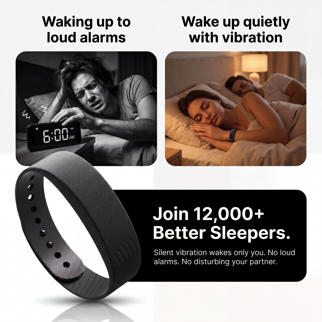 Silent Wake-Up Wrist Alarm