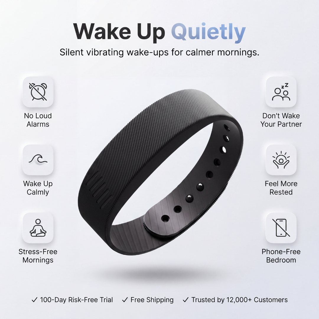 Silent Wake-Up Wrist Alarm